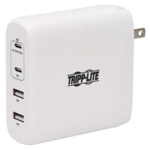 Tripp Lite by Eaton U280-W04-100C2G 4-Port 100-Watt PD Compact USB Wall Charger, GaN Technology, White
