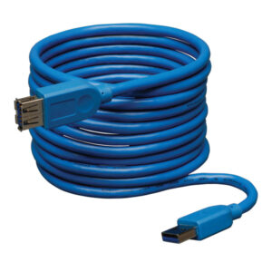 Tripp Lite by Eaton U324-010 SuperSpeed USB 3.0 Extension Cable, A Male/Female, 10 Ft., Blue, U324-010