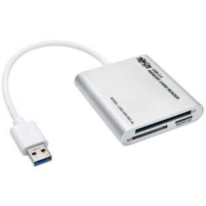 Tripp Lite by Eaton U352-000-MD-AL SuperSpeed USB 3.0 Multi-Drive Memory Card Reader/Writer, Aluminum Case, U352-000-MD-AL