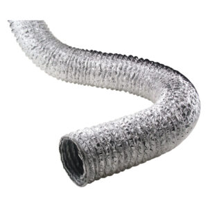 Deflecto F0450 Supurr-Flex 5-Ply 4-In. Aluminum Flexible Dryer Vent Transition Duct (50 Ft.)