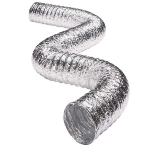 Deflecto F0405B/4 Supurr-Flex 5-Ply 4-In.-Diameter Aluminum Flexible Dryer Vent Transition Duct, UL Listed (5 Ft.)