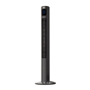 BLACK+DECKER BFTR146 46-In. 3-Speed Oscillating Tower Fan with Remote, Black, BFTR146