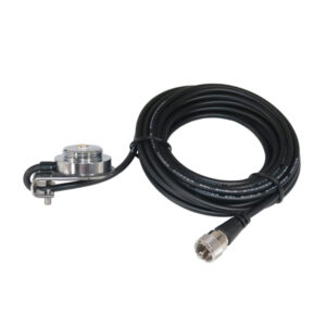 Browning BR1020 -UHF Adjustable NMO Trunk Mount with Preinstalled UHF PL-259 Connector, Fits up to 3/8-In. Surfaces, BR1020-UHF