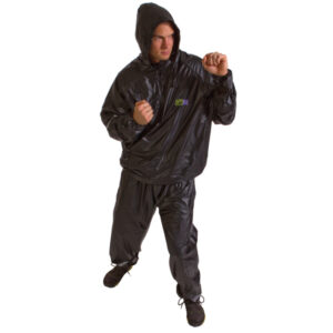 GoFit GF-TTH-L/XL 2-Piece Hooded Sweat Suit (Large/Extra Large)