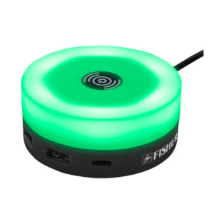 FISHER Tech Essentials FWIC297K 15-Watt 4-in-1 Wireless Charging Hub (Black)