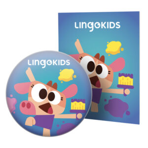 ONANOFF STSH-LINGOKIDS-COWY StoryShield Screen-Free Audio Storytelling Disk for StoryPhones (Learn About Art + Music with Cowy)