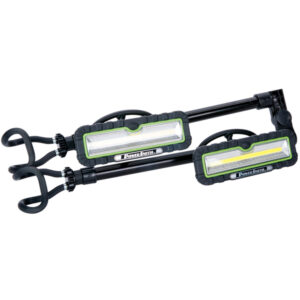 PowerSmith PWLRD024UH 2,400-Lumen Dual-Head LED Rechargeable Underhood Light with Expandable Hood Bracket
