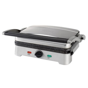 Starfrit Heritage 023500-002-0000 The Rock 10.5-In. x 7.5 In. 1,200-Watt Nonstick Panini Press and Flat Grill with Removable Plates