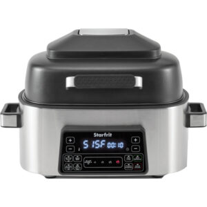 Starfrit 024616-001-0000 1,660-Watt 6.3-Qt. 7-in-1 Indoor Air Fryer and Grill