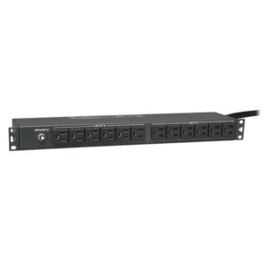 Tripp Lite by Eaton PDU2430 Single-Phase 120V Basic PDU, 2.9 kW, 24 NEMA 5-15R Outlets, NEMA L5-30P Input, 15-Ft. Cord, 1U Rackmount, PDU2430