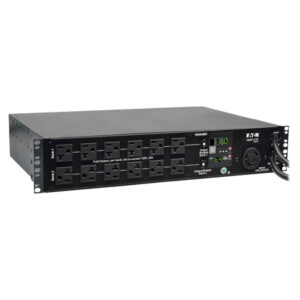 Tripp Lite by Eaton PDUMH30AT Single-Phase 120V ATS/Local Metered PDU, 2.9 kW, 25 Outlets, 2 L5-30P Inputs, Two 10-Ft. Cords, 2U, PDUMH30AT
