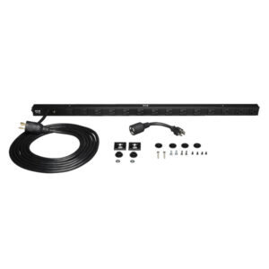 Tripp Lite by Eaton PDUV20 Single-Phase 120V Basic PDU, 1.9 kW, 14 NEMA 5-5/20R Outlets, NEMA L5-20P Input, 5-20P Adapter, 15-Ft. Cord, 0U Vertical, PDUV20